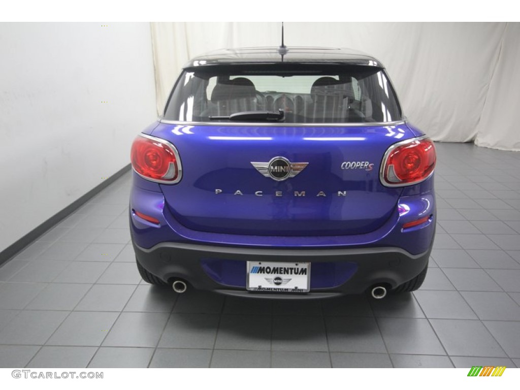 2013 Cooper S Paceman ALL4 AWD - Starlight Blue Metallic / Carbon Black photo #10