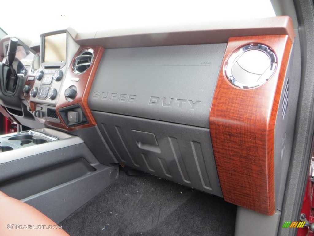 2013 Ford F250 Super Duty King Ranch Crew Cab 4x4 King Ranch Chaparral Leather/Black Trim Dashboard Photo #81434262