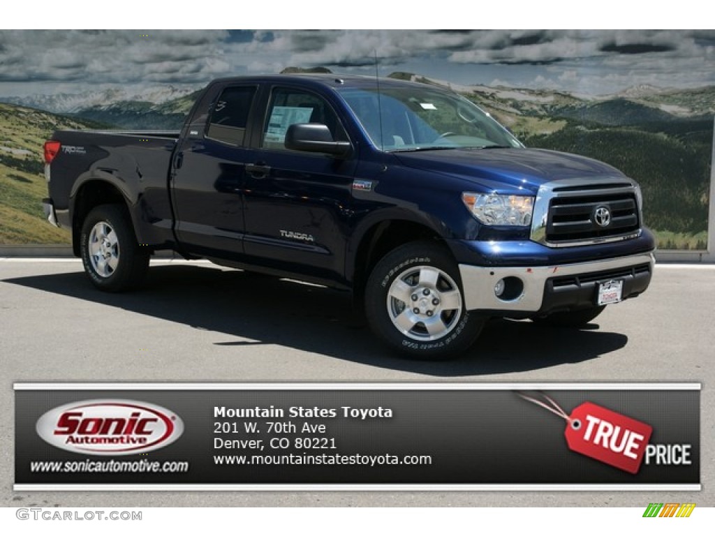 2013 Tundra SR5 TRD Double Cab 4x4 - Nautical Blue Metallic / Graphite photo #1