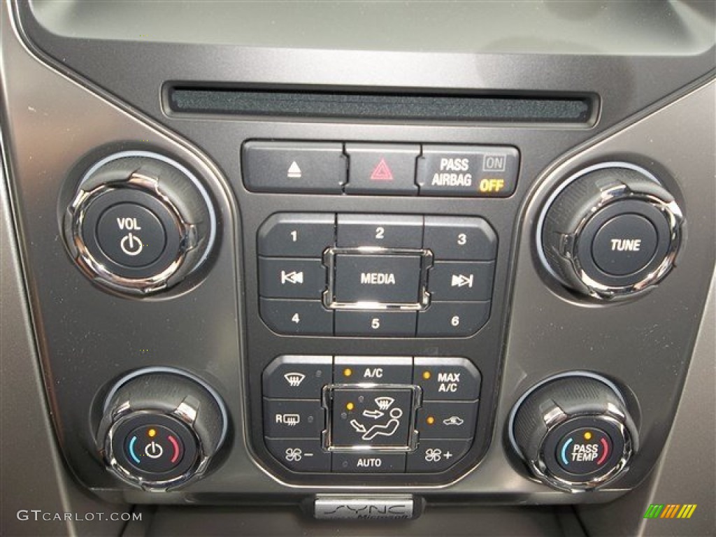 2013 Ford F150 FX4 SuperCrew 4x4 Controls Photo #81434430