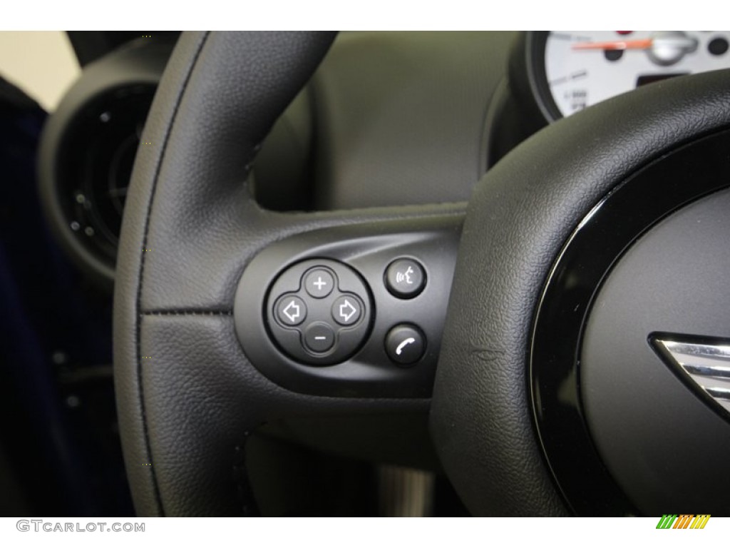 2013 Cooper S Paceman ALL4 AWD - Starlight Blue Metallic / Carbon Black photo #23