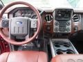 King Ranch Chaparral Leather/Black Trim Dashboard Photo for 2013 Ford F250 Super Duty #81434446