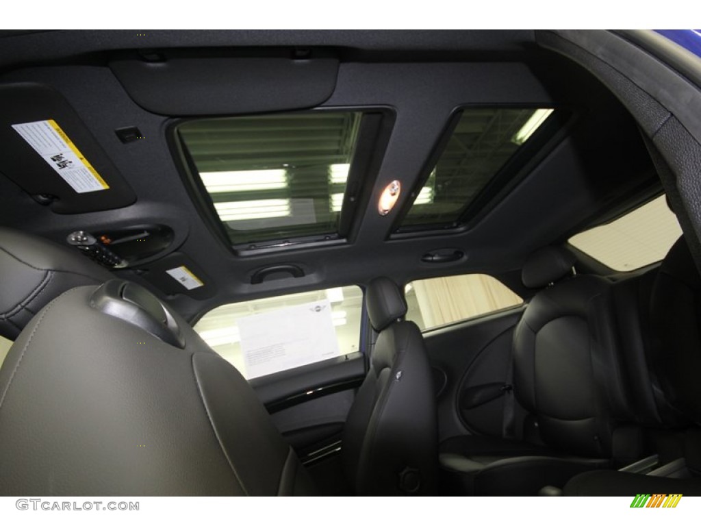 2013 Cooper S Paceman ALL4 AWD - Starlight Blue Metallic / Carbon Black photo #26