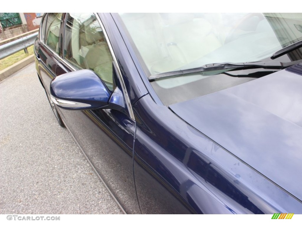 2011 GS 350 AWD - Deep Sea Blue Mica / Parchment/Birds Eye Maple photo #48