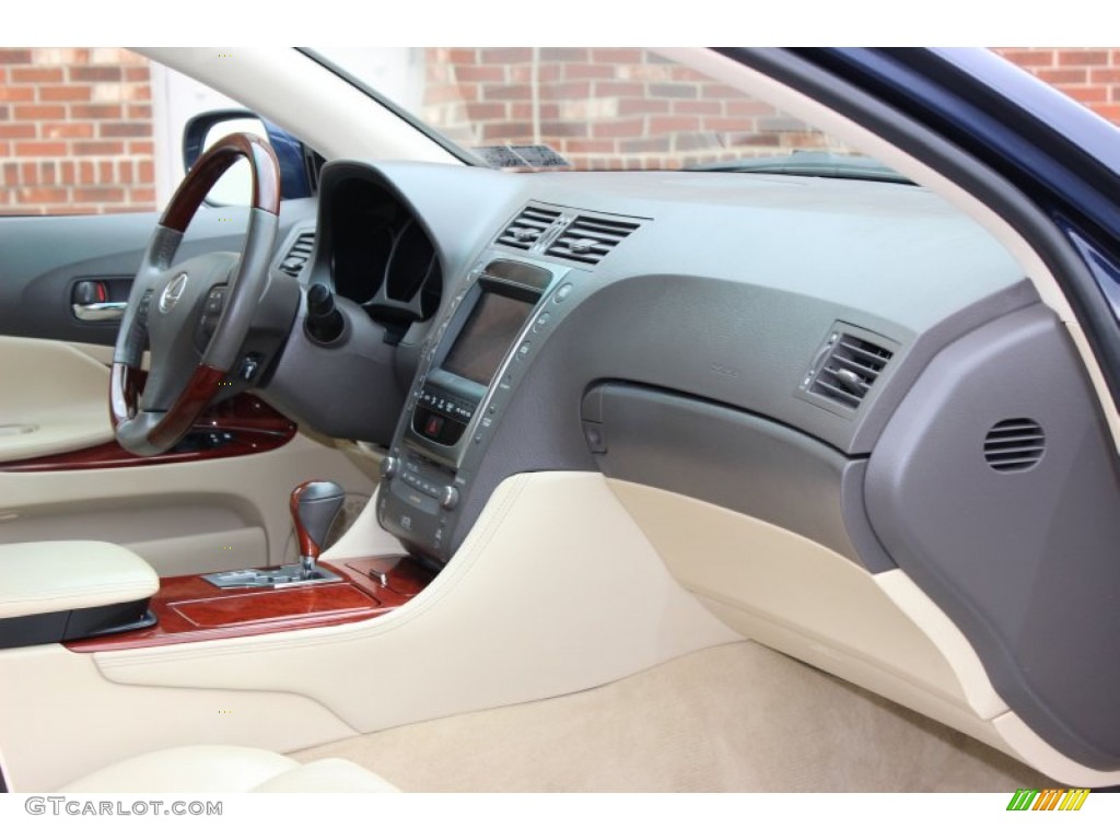 2011 GS 350 AWD - Deep Sea Blue Mica / Parchment/Birds Eye Maple photo #49