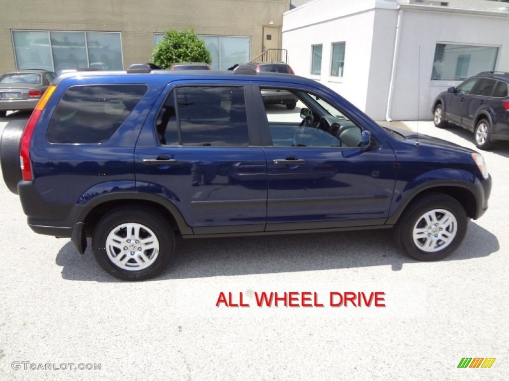 2004 CR-V EX 4WD - Eternal Blue Pearl / Black photo #2