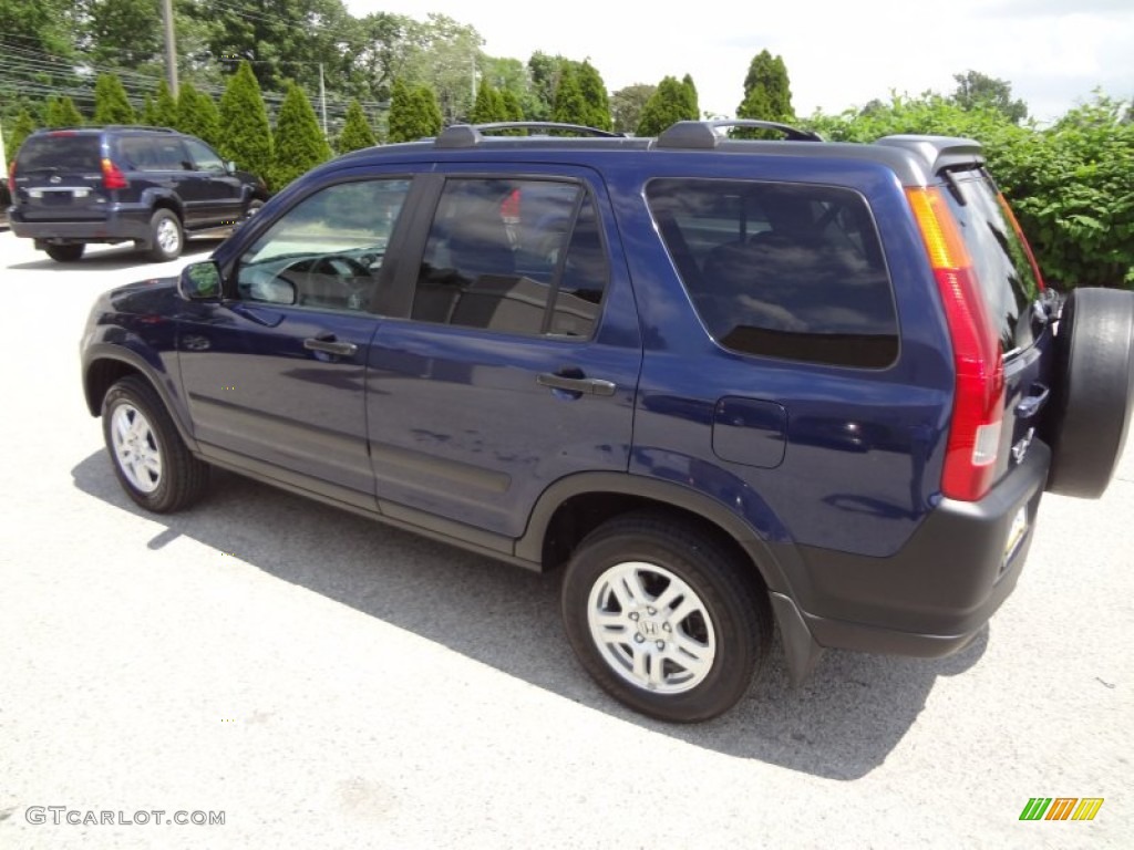 2004 CR-V EX 4WD - Eternal Blue Pearl / Black photo #8