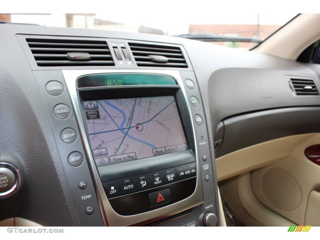 2011 GS 350 AWD - Deep Sea Blue Mica / Parchment/Birds Eye Maple photo #74
