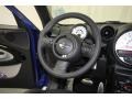 2013 Mini Cooper Leather/Cloth Hot Cross Carbon Black Interior Steering Wheel Photo