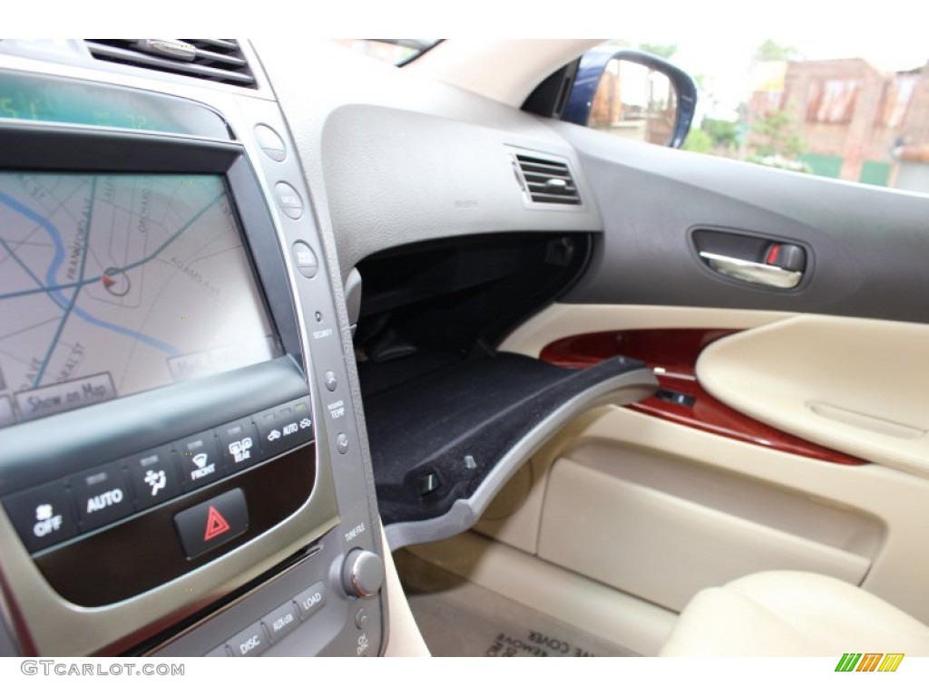 2011 GS 350 AWD - Deep Sea Blue Mica / Parchment/Birds Eye Maple photo #77