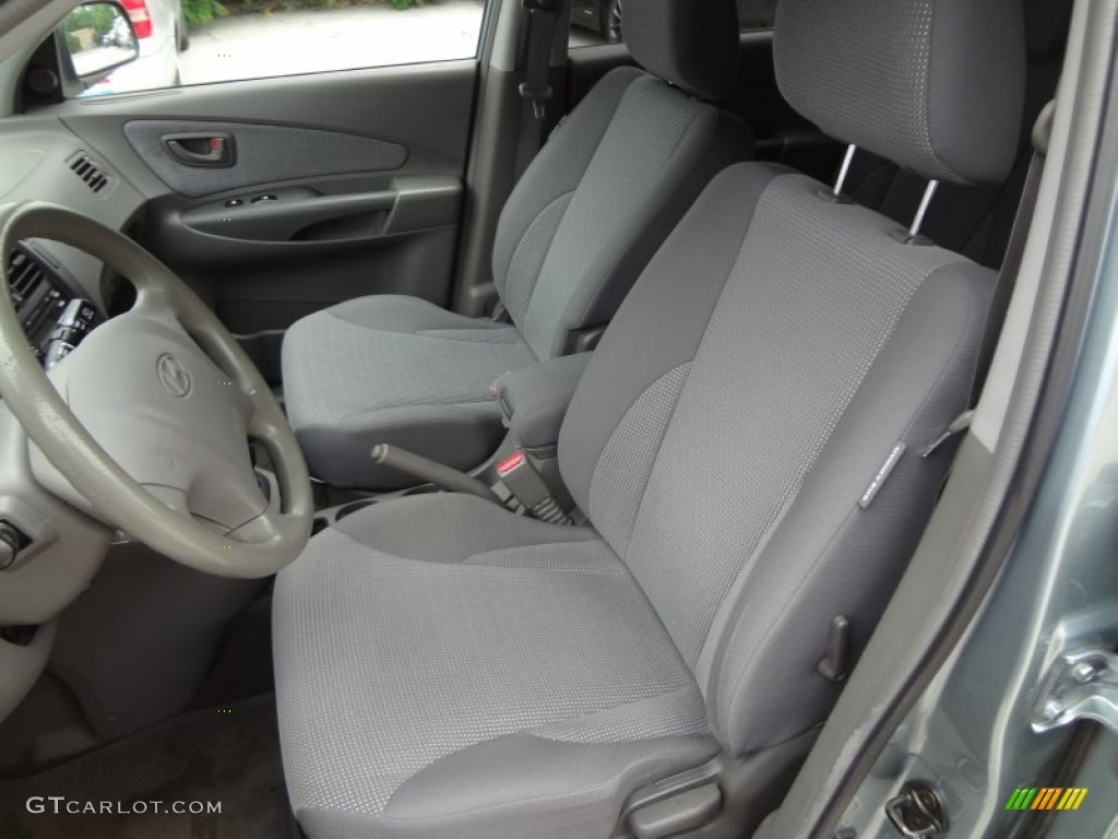 2007 Tucson GLS - Alpine Frost Blue Metallic / Gray photo #5