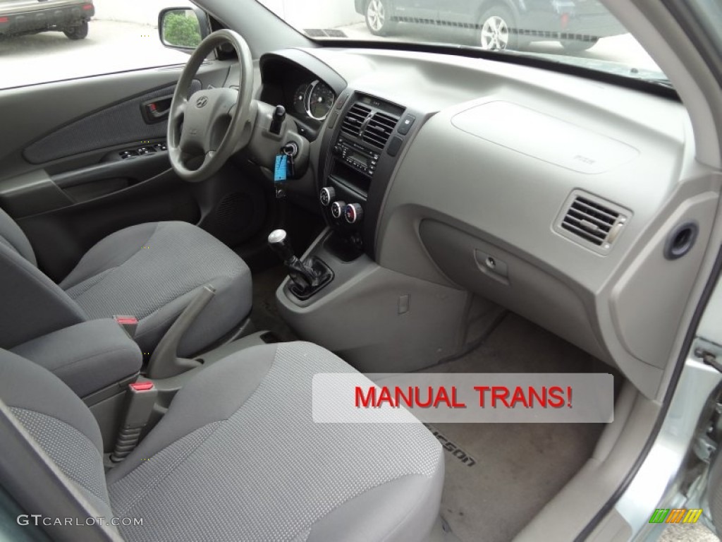 2007 Tucson GLS - Alpine Frost Blue Metallic / Gray photo #6