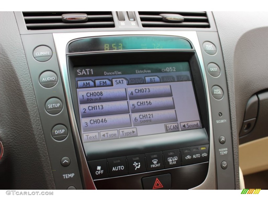 2011 GS 350 AWD - Deep Sea Blue Mica / Parchment/Birds Eye Maple photo #94