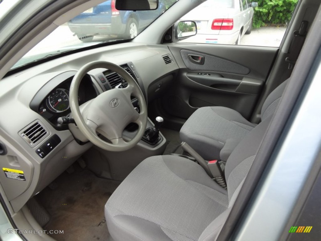 2007 Tucson GLS - Alpine Frost Blue Metallic / Gray photo #13