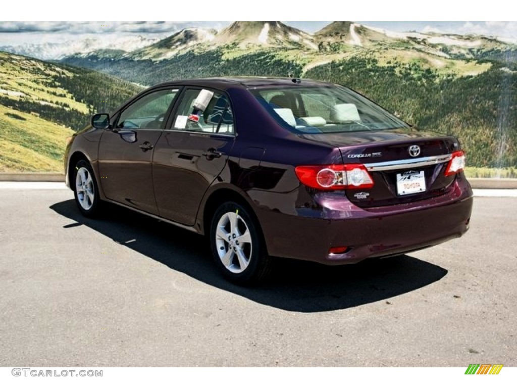 Black Currant Metallic 2013 Toyota Corolla LE Special Edition Exterior Photo #81435860