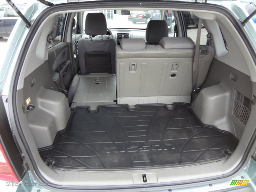 2007 Tucson GLS - Alpine Frost Blue Metallic / Gray photo #19
