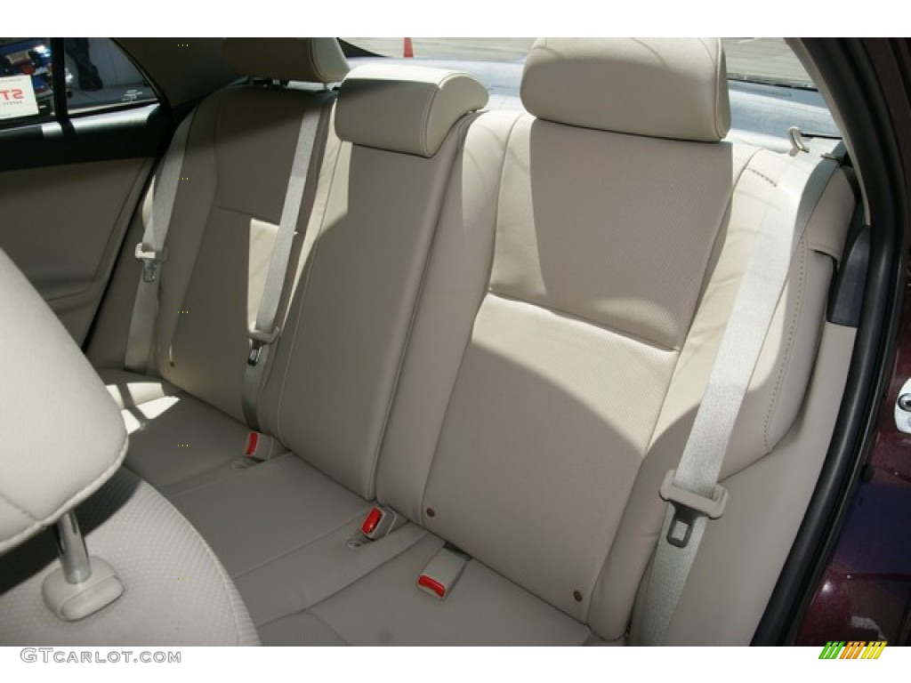2013 Toyota Corolla LE Special Edition Rear Seat Photos