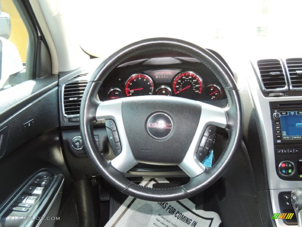 2008 Acadia SLT - White Diamond Tricoat / Ebony photo #20