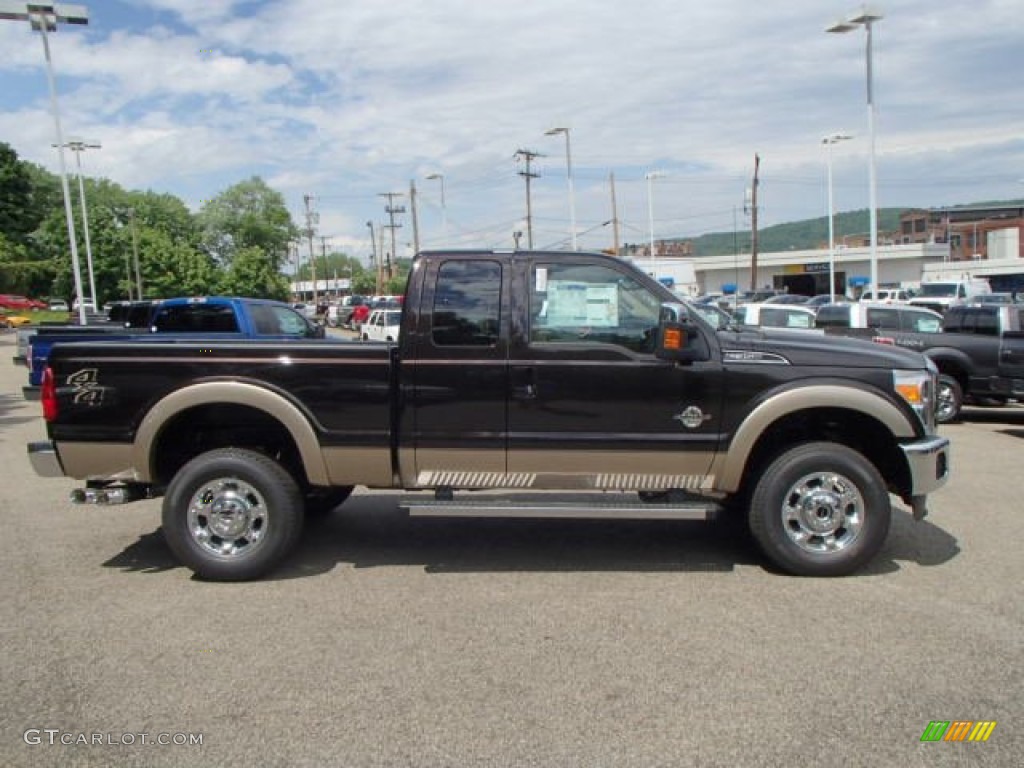 Kodiak Brown Metallic 2013 Ford F350 Super Duty Lariat SuperCab 4x4 Exterior Photo #81436313