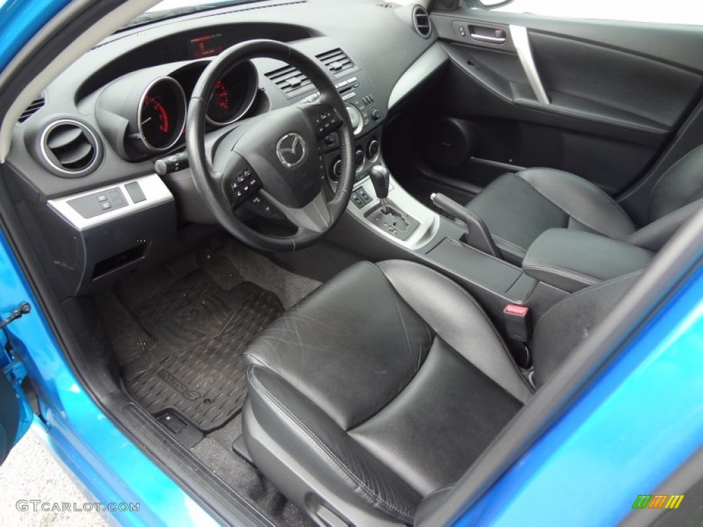 Black Interior 2011 Mazda MAZDA3 s Grand Touring 5 Door Photo #81436396