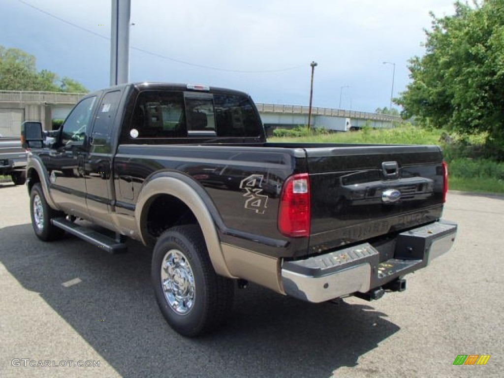 2013 F350 Super Duty Lariat SuperCab 4x4 - Kodiak Brown Metallic / Adobe photo #6