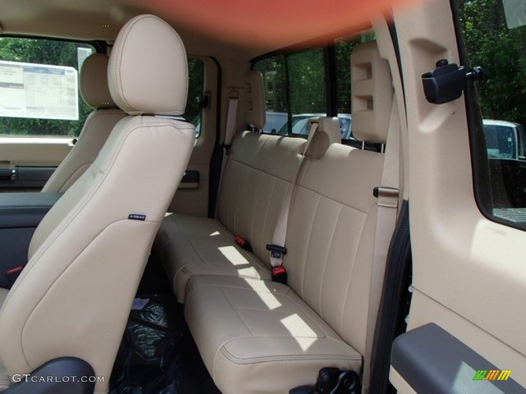 2013 F350 Super Duty Lariat SuperCab 4x4 - Kodiak Brown Metallic / Adobe photo #13