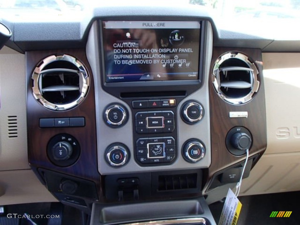 2013 Ford F350 Super Duty Lariat SuperCab 4x4 Controls Photo #81436626