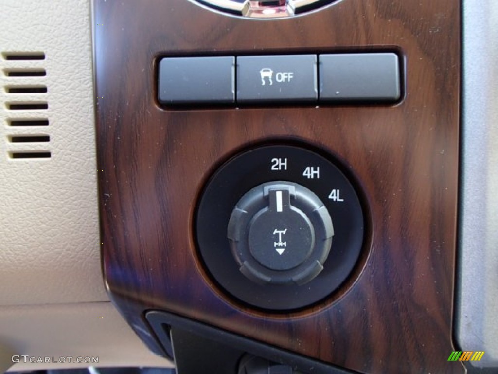 2013 Ford F350 Super Duty Lariat SuperCab 4x4 Controls Photo #81436647