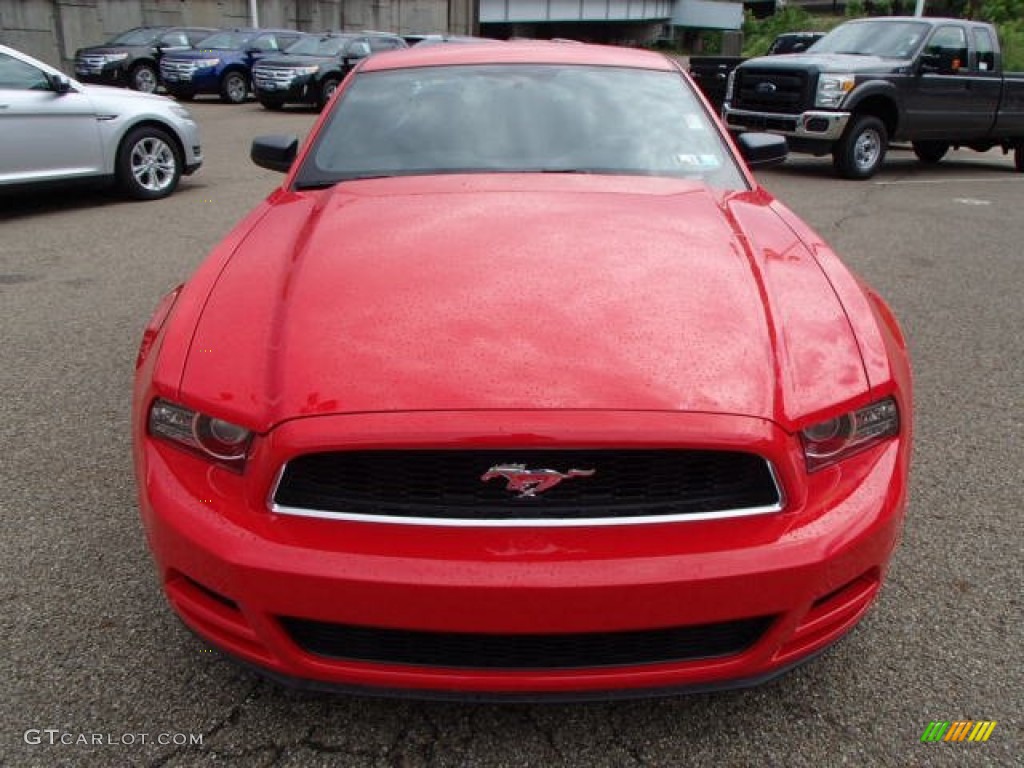 Race Red 2014 Ford Mustang V6 Coupe Exterior Photo #81436780