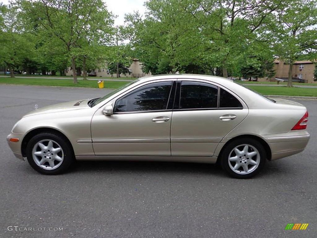Desert Silver Metallic 2002 Mercedes-Benz C 320 Sedan Exterior Photo #81437925