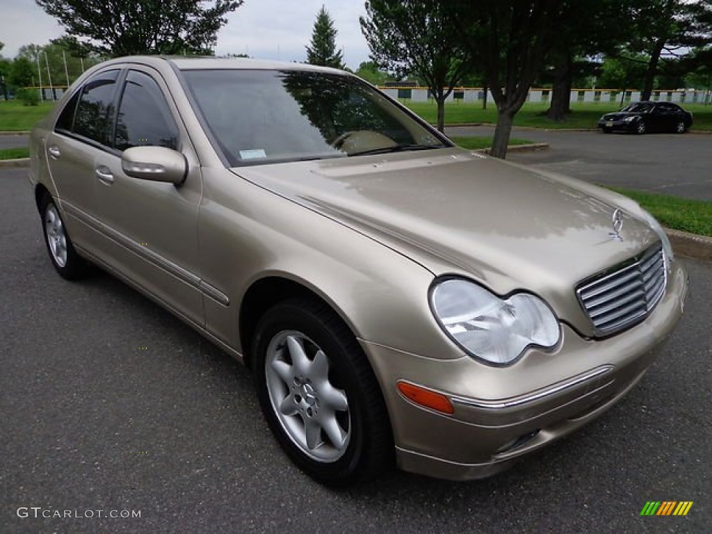 Desert Silver Metallic 2002 Mercedes-Benz C 320 Sedan Exterior Photo #81438029