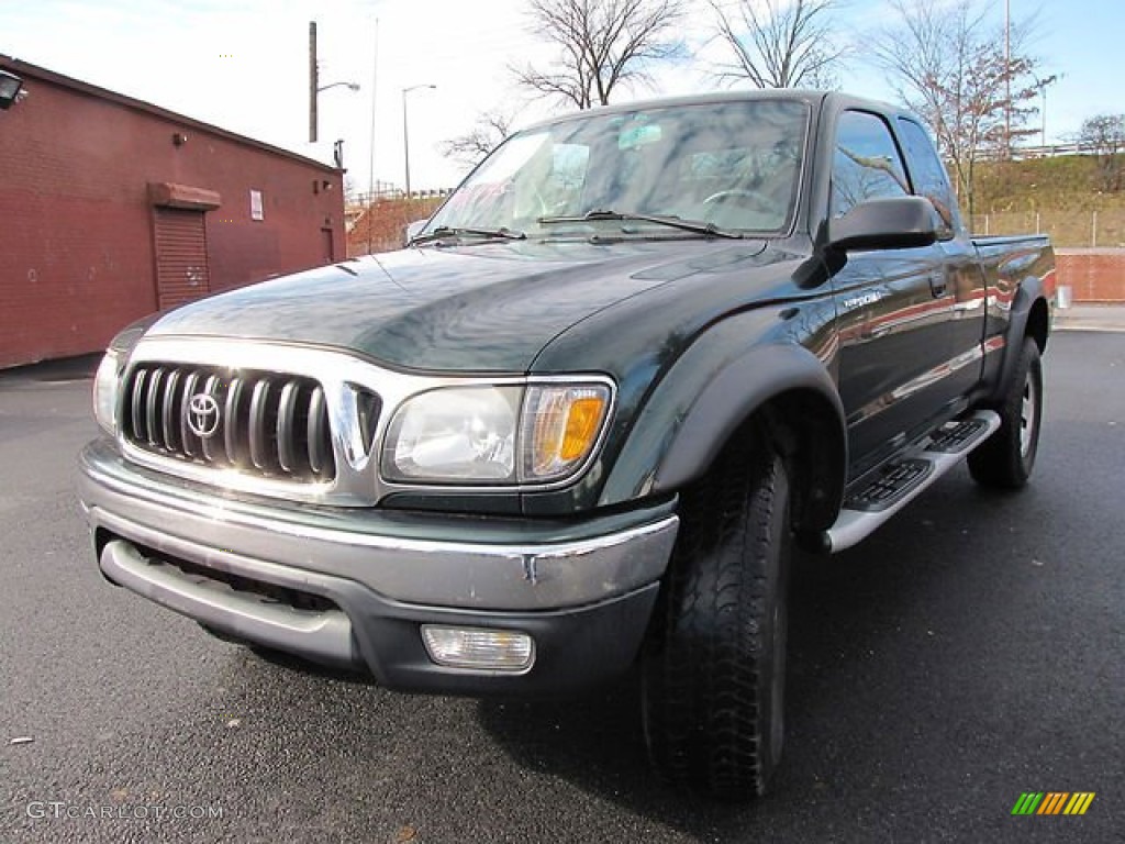 2003 Tacoma Xtracab 4x4 - Imperial Jade Green Mica / Charcoal photo #1