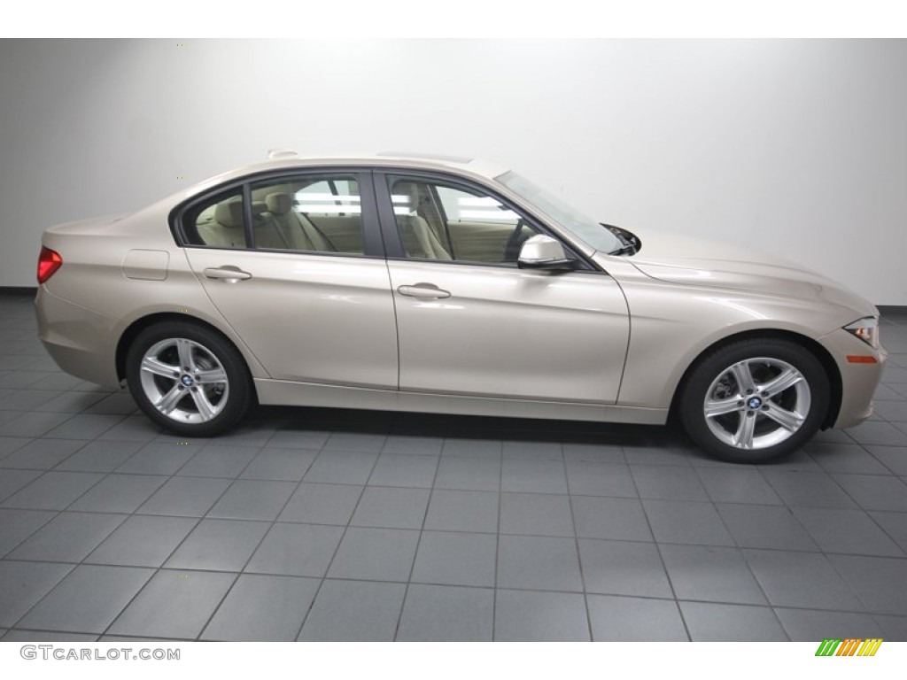 2013 3 Series 328i Sedan - Orion Silver Metallic / Venetian Beige photo #2