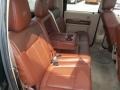 2013 Ford F250 Super Duty King Ranch Chaparral Leather/Adobe Trim Interior Rear Seat Photo