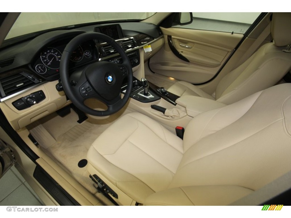 Venetian Beige Interior 2013 BMW 3 Series 328i Sedan Photo #81439556