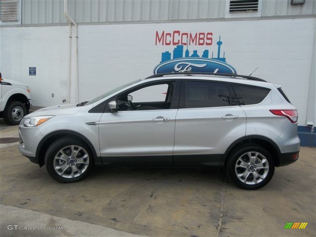 2013 Escape SEL 2.0L EcoBoost - Ingot Silver Metallic / Medium Light Stone photo #3