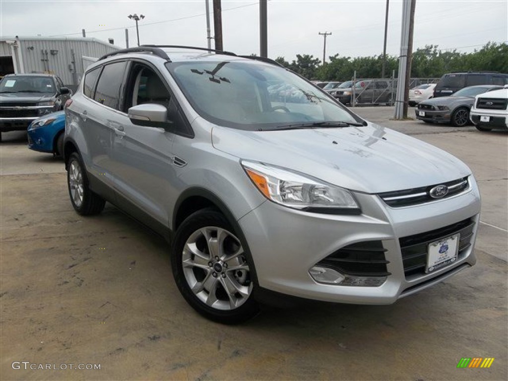 2013 Escape SEL 2.0L EcoBoost - Ingot Silver Metallic / Medium Light Stone photo #7