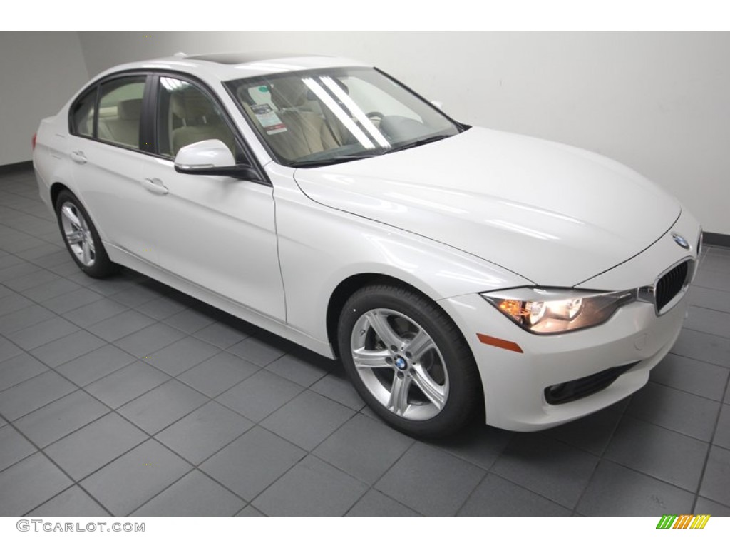 Mineral White Metallic 2013 BMW 3 Series 328i Sedan Exterior Photo #81440175