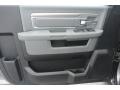2013 Ram 1500 Black/Diesel Gray Interior Door Panel Photo