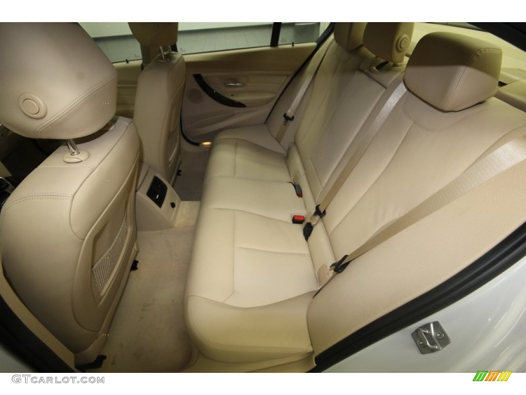 2013 BMW 3 Series 328i Sedan Rear Seat Photo #81440315