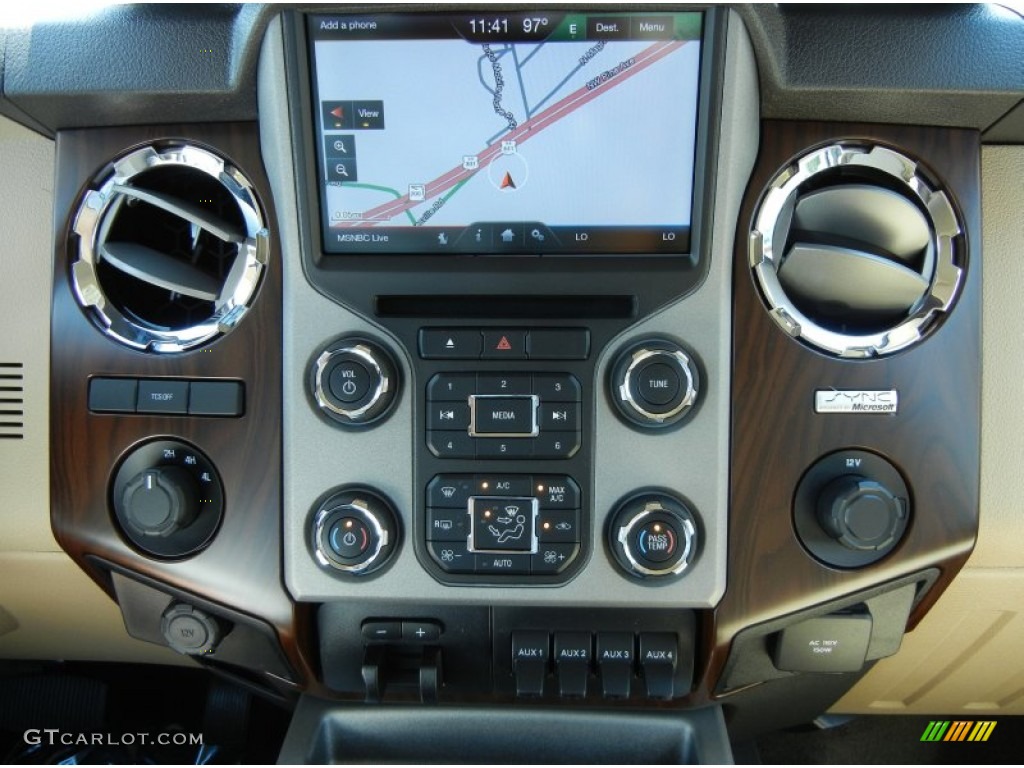 2013 Ford F450 Super Duty Lariat Crew Cab 4x4 Controls Photos