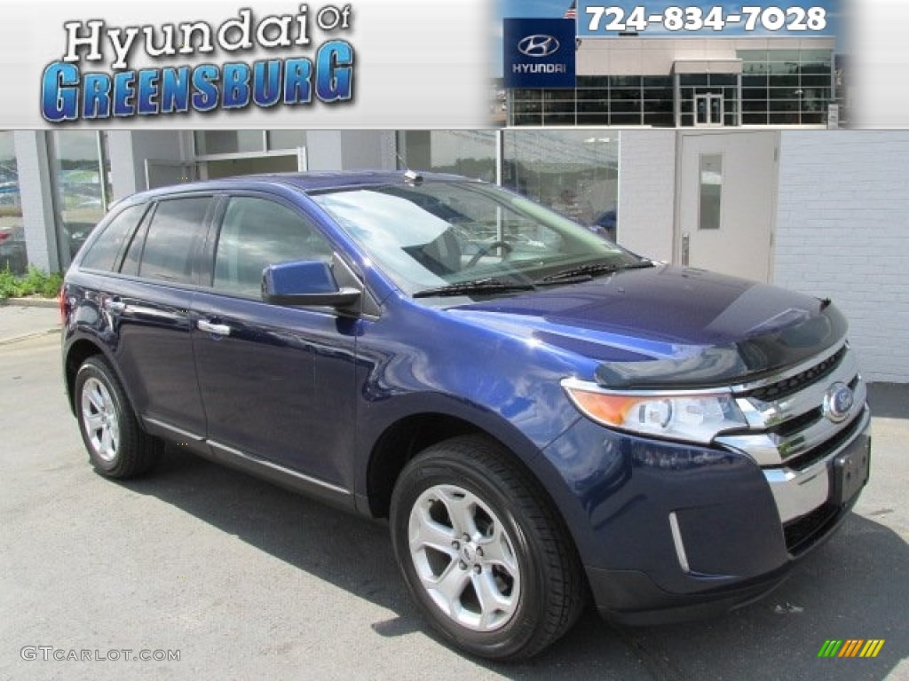 2011 Edge SEL AWD - Kona Blue Metallic / Charcoal Black photo #1