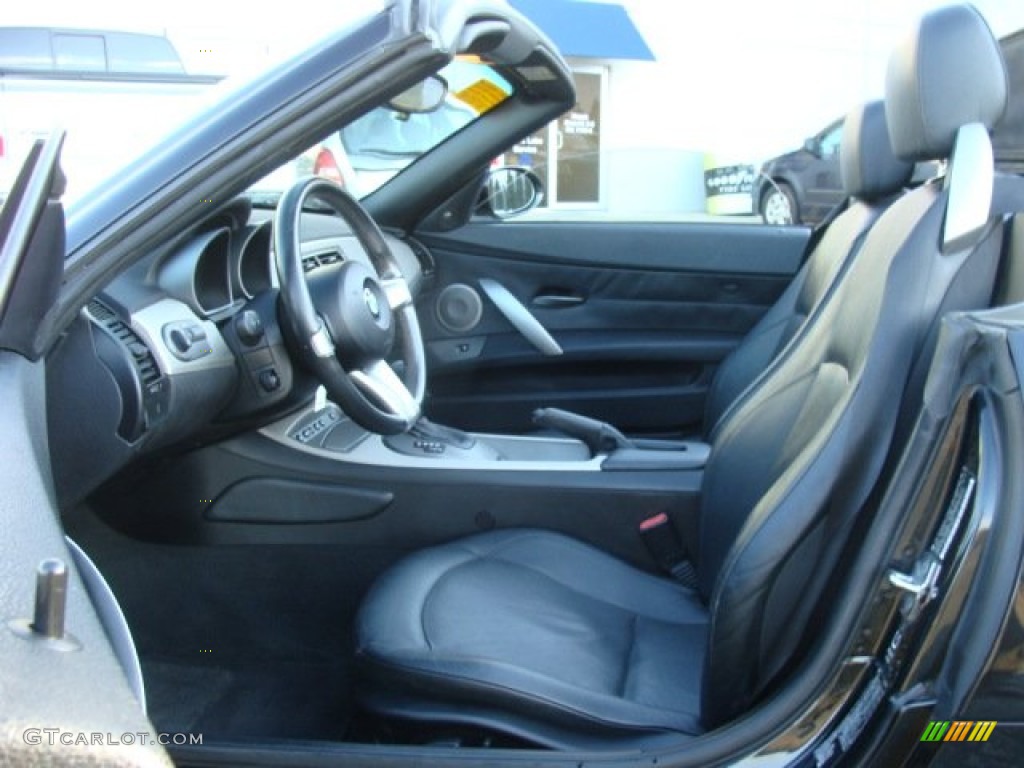 2003 Z4 2.5i Roadster - Jet Black / Black photo #9