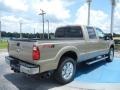 2013 Pale Adobe Metallic Ford F250 Super Duty Lariat Crew Cab 4x4  photo #3