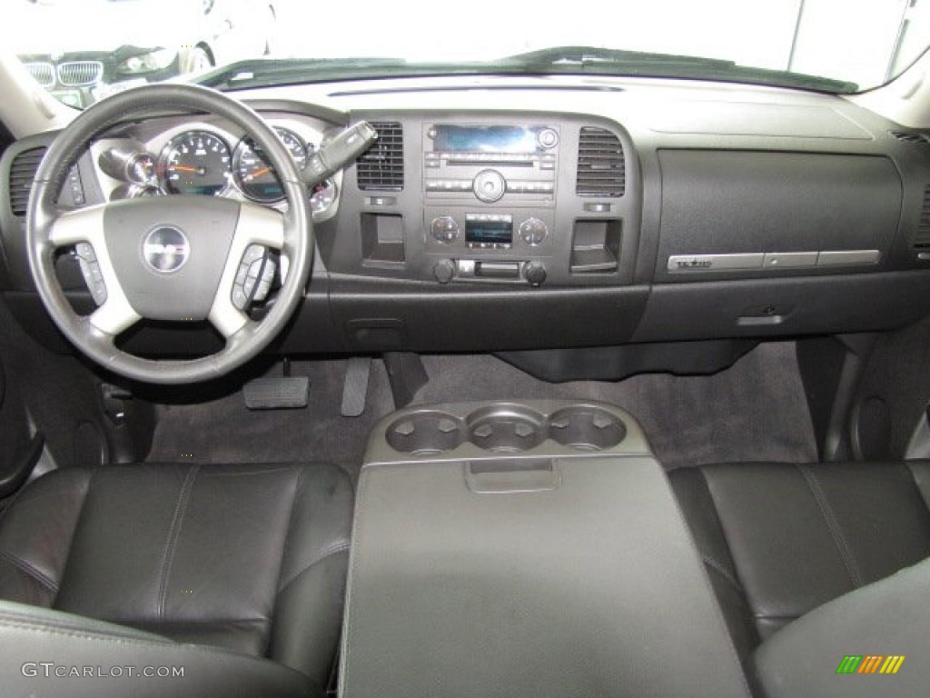 2011 GMC Sierra 1500 SLE Crew Cab Ebony Dashboard Photo #81442331