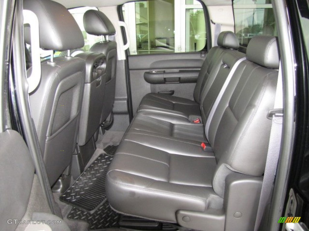 Ebony Interior 2011 GMC Sierra 1500 SLE Crew Cab Photo #81442350