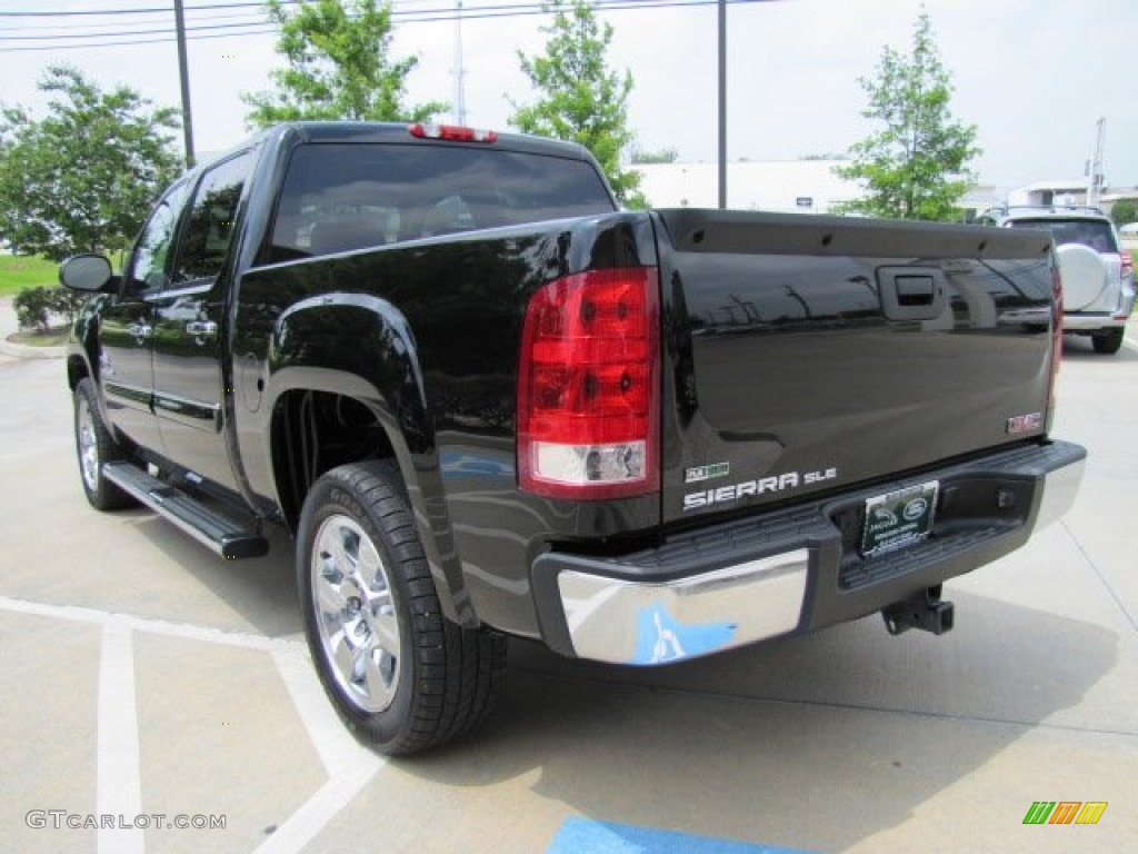 Onyx Black 2011 GMC Sierra 1500 SLE Crew Cab Exterior Photo #81442443
