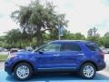 2013 Deep Impact Blue Metallic Ford Explorer XLT EcoBoost  photo #2