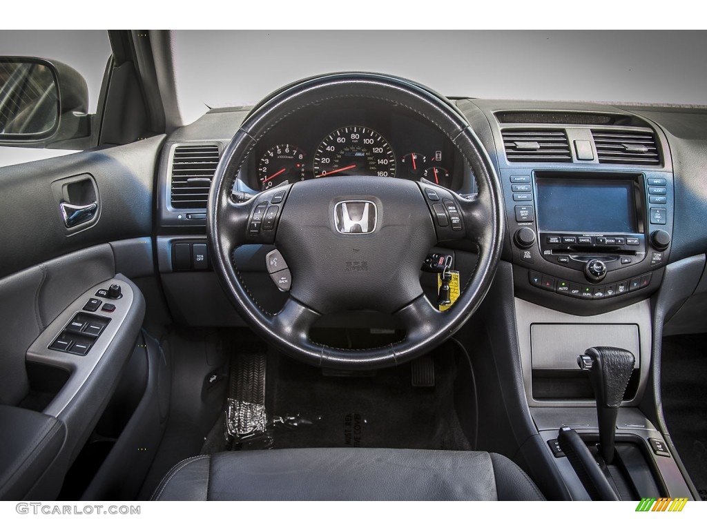 2005 Honda Accord Hybrid Sedan Gray Dashboard Photo #81442659