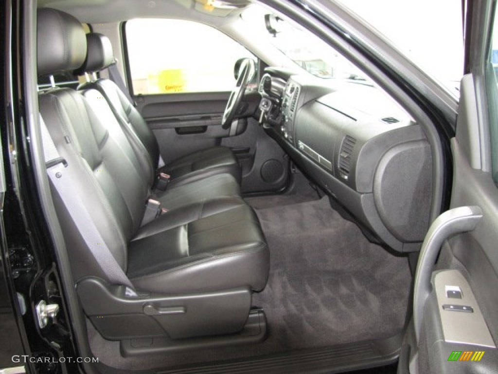 Ebony Interior 2011 GMC Sierra 1500 SLE Crew Cab Photo #81442774